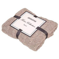 Textile de casă Askona Плед вязанный (квадрат) 130x170,лен