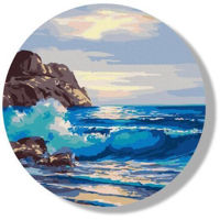 Tablou pe numere BrushMe RC00049FC (fără cutie) Dimineața la mare