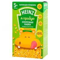 Безмолочная гипоаллергенная кукурузная кашка Heinz (5+ мес) 180 г