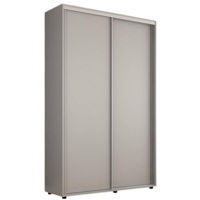 Dulap Mobildor-Lux Compact uși glisante PAL fără ornament (150x45x210H cm) Grey