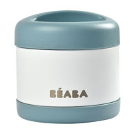 Termos pentru alimente Beaba Thermo-portion White \ Blue 500 ml