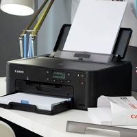 Printer Canon Pixma TS704, A4, Duplex, 4800x1200 dpi_1pl, ESAT 15/10 ipm, Print on CD/DVD, USB 2,0/Ethernet/Wi-Fi & Direct Print, PGI-480PGBK 200p, CLI-481BK 1478p, CLI-481C, CLI-481M, CLI-481Y or XL-series.