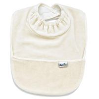 Bavețică BabyJem 375 Baveta cu buzunar Velvet Ecru