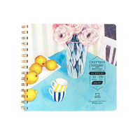 Sketchbook pentru acrilic Malevich Matisso, 290 g / m, 20 foi, 20x19 cm