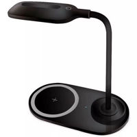 Platinet Desk Lamp Wirless Charger 5W Black [45248]