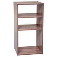 Этажерка 5five 51854 Мебельный модуль 34,5X32X67,6см, 2+1 полки, натуральный