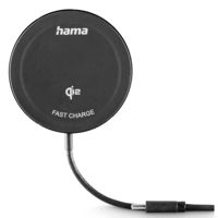 Зарядное устройство беспроводное Hama 201725 Wireless Qi2 Charging Pad, Fast 15W