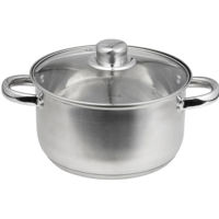Кастрюля Ambition 60832 Domotti, Santo, 18cm, 2.1L Stainless Steel, Tempered Glass