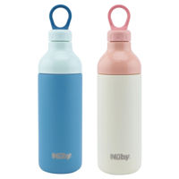 Поильник Nuby NV04023 Бутылка для питья SS Free flow 600ml - 4y+
