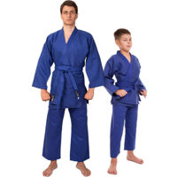Одежда для спорта Matsa 12371 Kimono pt Judo albastru din coton m.140 cm, 450g/m2 MA-0015