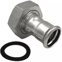 Запорная арматура Inox Pres Смешанный фитинг с голландским соединением F 22x1" (56728)