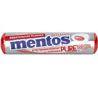 cumpără Mentos Gumă de mestecat Roll Pure White căpșună 15,5g în Chișinău