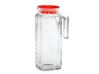 Кувшин стеклянный с крышкой Gelo 1.2l, 23cm