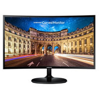 23.5" SAMSUNG C24F390FHI, Black, Curved-SVA, 1920x1080, 75Hz,FreeSync,4ms, 250cd, MegaDCR,DSub+HDMI