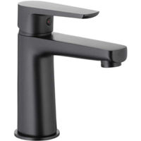 Смеситель для умывальника kfa armatura Narva черный латунь