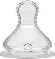 2 шт, Силиконовая соска Baby-Nova с ортодонтической широкой горловиной, медленный поток(0-24 месяца)