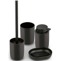 Аксессуар для туалета Tadar Набор для WC 4pcs Black Matte