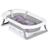 Ванночка Chipolino VKISL0243GY Isla 81см, складная, с сеточкой, Grey