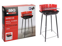 Барбекю прямоугольный на ножках BBQ D41cm, H74cm, решетка