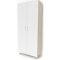 Шкаф Smartex N4 100cm Дуб Светлый/Белый