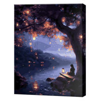 Tablou pe numere Art Gallery GX47219 Noapte la iaz 40x50cm
