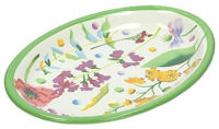 Посуда прочая Promstore 42328 Platou oval 40x28cm Young Blooming, din ceramica
