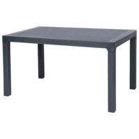 Mobilier pentru grădină Hydro S Masă Rattan, 140x80x75, Antracit