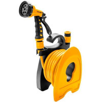 Furtun Tolsen Furtun pentru gradina pe tambur cu pulverizator 10m (57225)