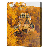Tablou pe numere BrushMe BS52372 Pictura pe numere 40x50cm Eco Castelul de toamna Eltz