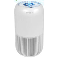 Очиститель воздуха EvoAir YuvoSpin, УФ-С лампа, фильтр 3 в 1, True HEPA, активированный уголь, белый