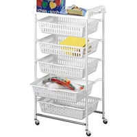 Этажерка Artex 13.17.05 Etajera cu roti 5 rafturi plastic