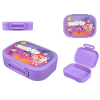 Контейнер для хранения пищи miscellaneous 55030 Lunch-box Plastishka Smesarichi 0.98l, liliac