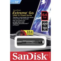 64GB USB 3.1 Flash Drive Sandisk Extrime Go