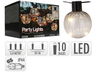 Гирлянда "Party Lights" Progarden 10LED, 6,8 м, D8см