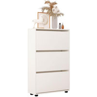 Raft pentru încălțăminte Mobildor-Lux Leo 90x27x125H cm White