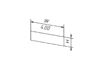 cumpără Separator din plastic transparent pentru poliță 50x400 mm în Chișinău