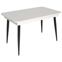 Стол Evelin di Costacurta DT-432-1R B, 120(165)х75х76см, Каркас/Опоры: Металл Черный