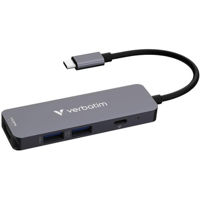 Переходник для IT Verbatim VER_32155 USB-C Essentials Multiport Hub, 4 ports