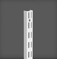 cumpără Profil perete perforație dublă 1596x25x16 mm, alb în Chișinău