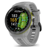 Ceas inteligent Garmin Approach® S70 42 mm Black Ceramic Bezel with Powder Grey Silicone Band (010-02746-11)