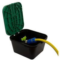 Запорная арматура Hydro S Cutie plastic cu robinet 3/4" 219×198×170 (0112613)