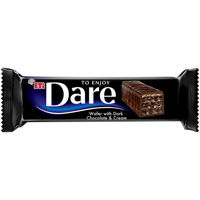 ETI Dare Dark Wafers,  Napolitană cu ciocolată amăruie,  50g