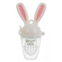 Посуда для кормления Roxy Kids RFN-006 Ниблер Bunny Twist с поворотным механизмом, розовый