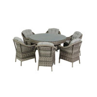 Mobilier pentru grădină SunYard Set Nova 861 bej-suriu (perne - albe)