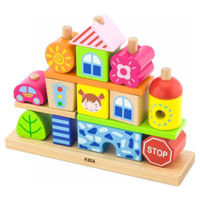 Игрушка Viga 50043 Stacking Blocks City