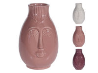 Vaza din ceramica "Amphora face" D11cm, H19cm