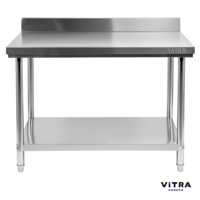 cumpără Masa din inox cu bord 1400х700х850 mm în Chișinău