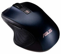 Wireless Mouse Asus MW202, Optical, 1000-4000 dpi, 6 buttons, Ergonomic, Silent, 1xAA, Rose Gold