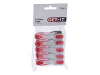 Set cleste pentru haine din plastic Get-it 10buc