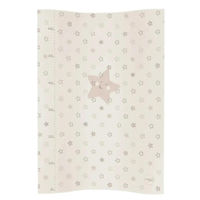 Аксессуар для пеленания Ceba Baby W-104-066-111 Saltea de infasat moale pe 2 parti Cosy Beige Stars, 70x50 cm